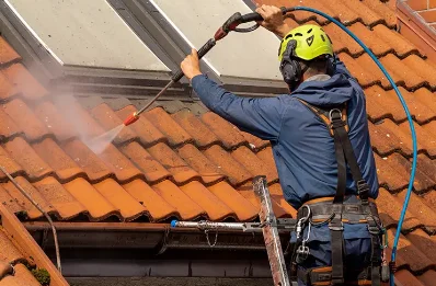 Démoussage et hydrofuge de toiture à Canaules-et-Argentières